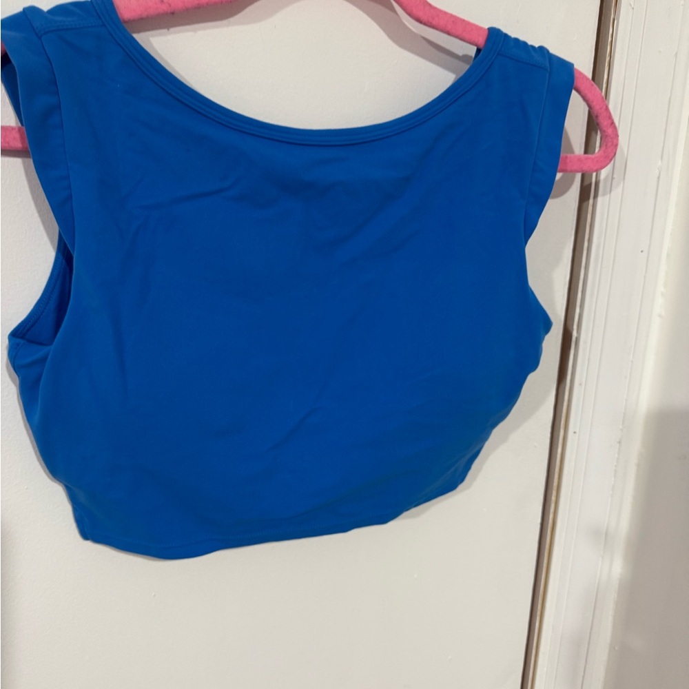 Vibrant Blue Women's Crop Top